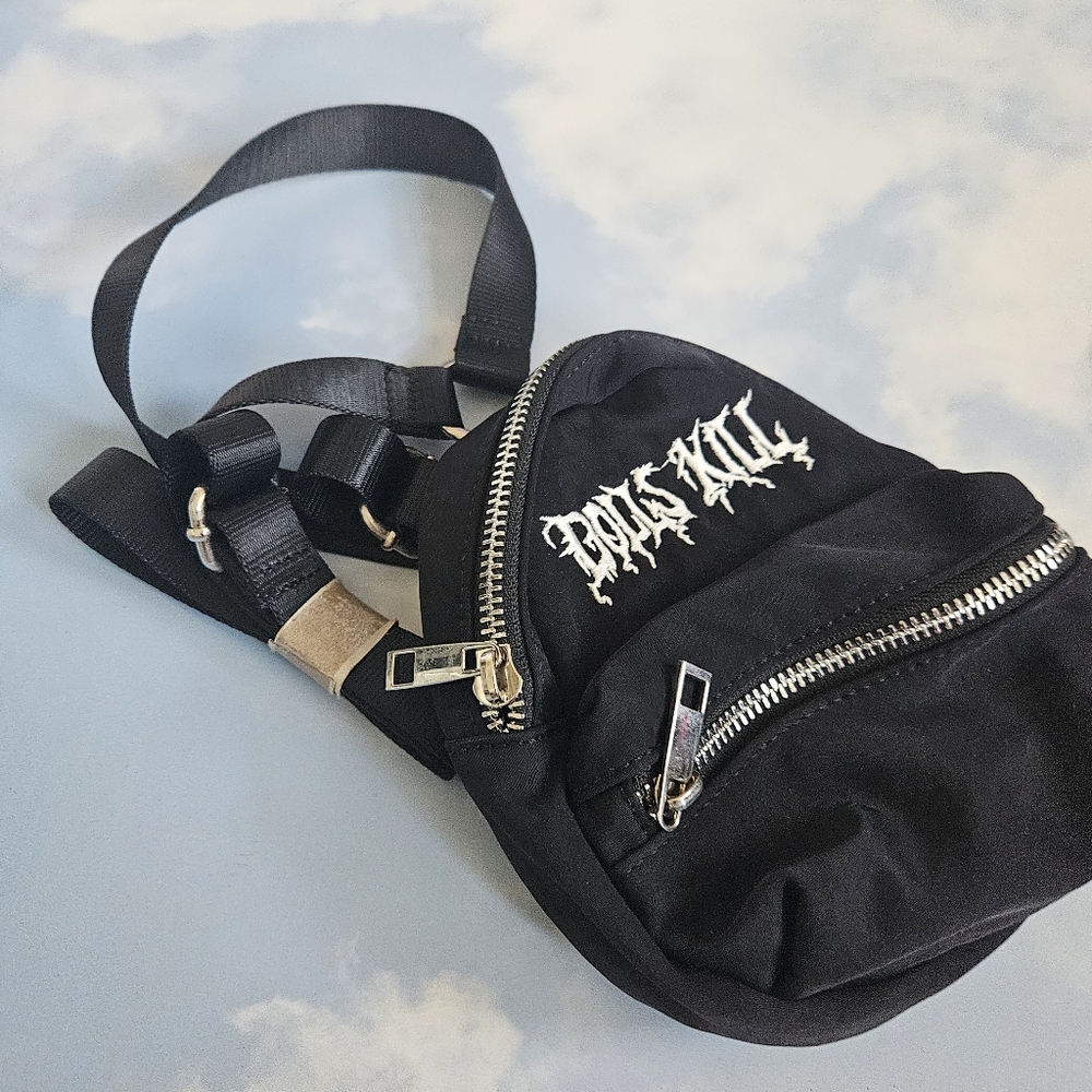 Black Dolls KILL Exclusive Extra Small Mini Backpack - Picture 3 of 12